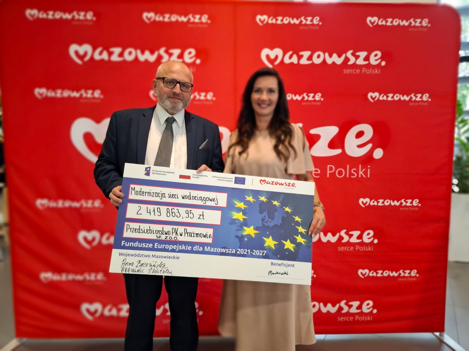 Read more about the article Prawie 2,5 mln złotych grantu na modernizację wodociągów!